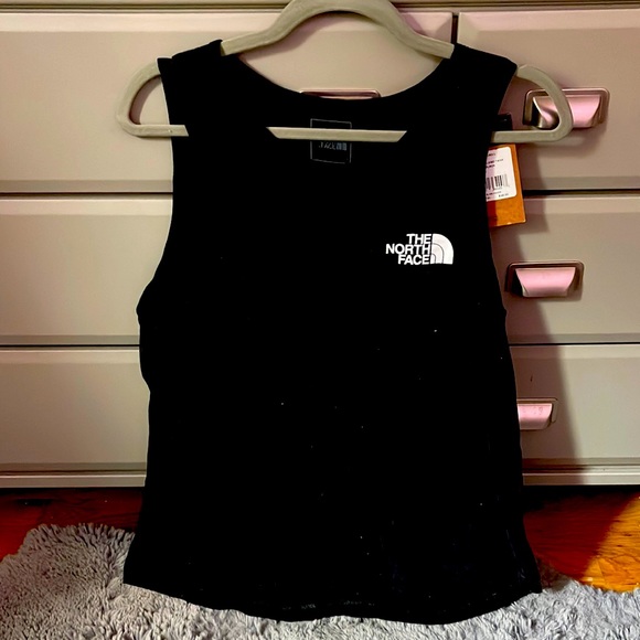 The North Face Tops - North Face Simple Logo Tank Top in Black